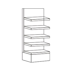 MDF GONDOLA
